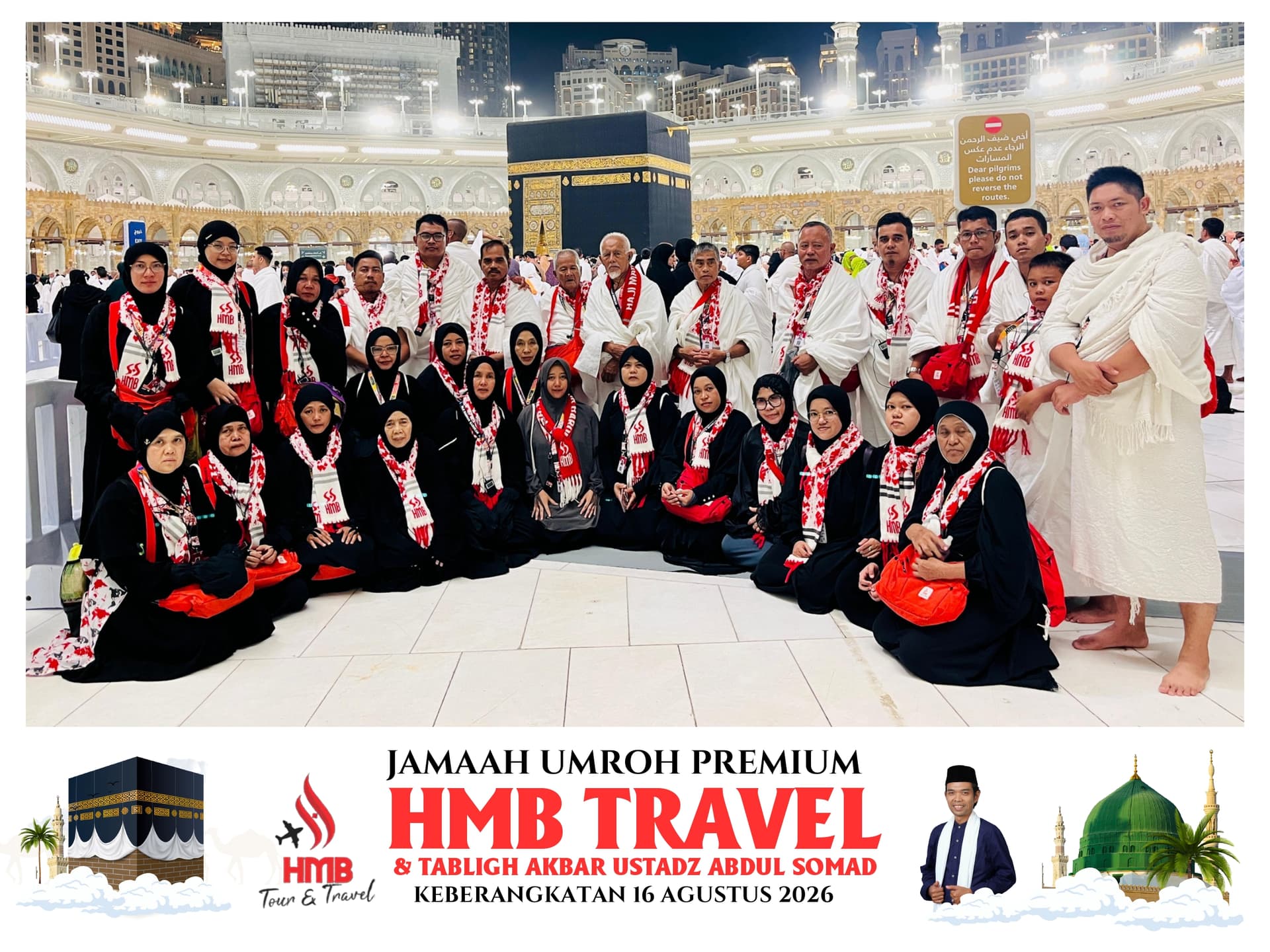 HMB Travel Hadirkan Perjalanan Umrah Penuh Makna Bersama Ustadz Abdul Somad

